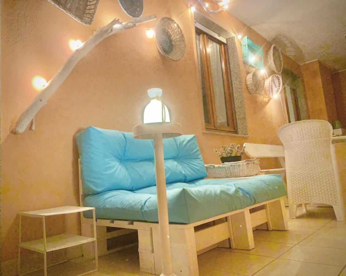 Zona relax in stile mediterraneo